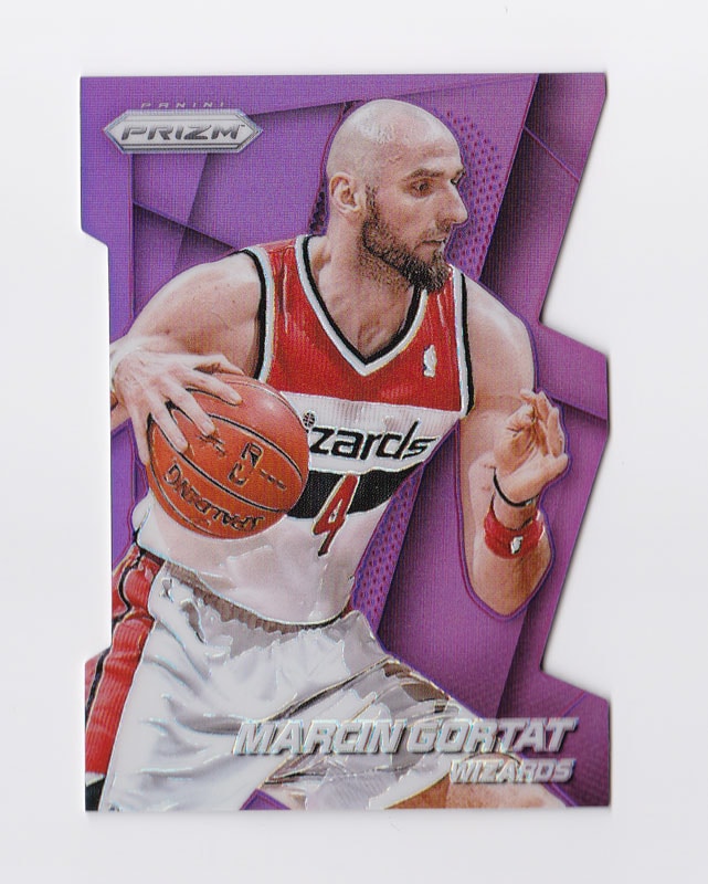 マーチン・ゴータット Ｍａｒcin Gortat NBA 2014-15 Prizm Purple Die-Cut 3/139