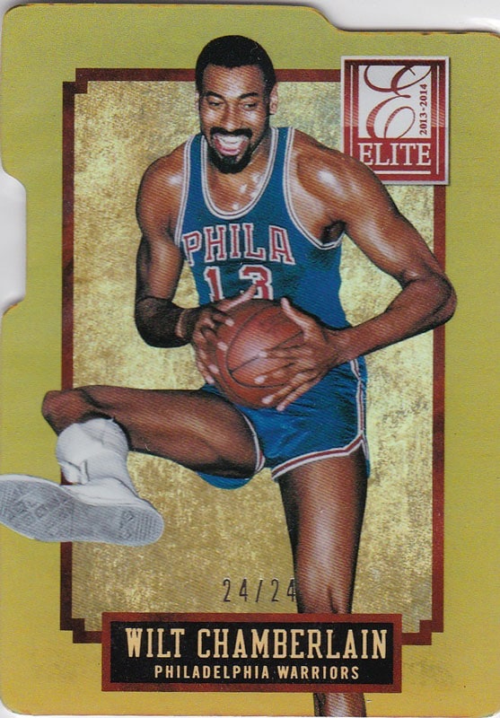 ウィルト・チェンバレン Wilt Chamberlain 2013-14 Panini Elite Gold Status 24/24