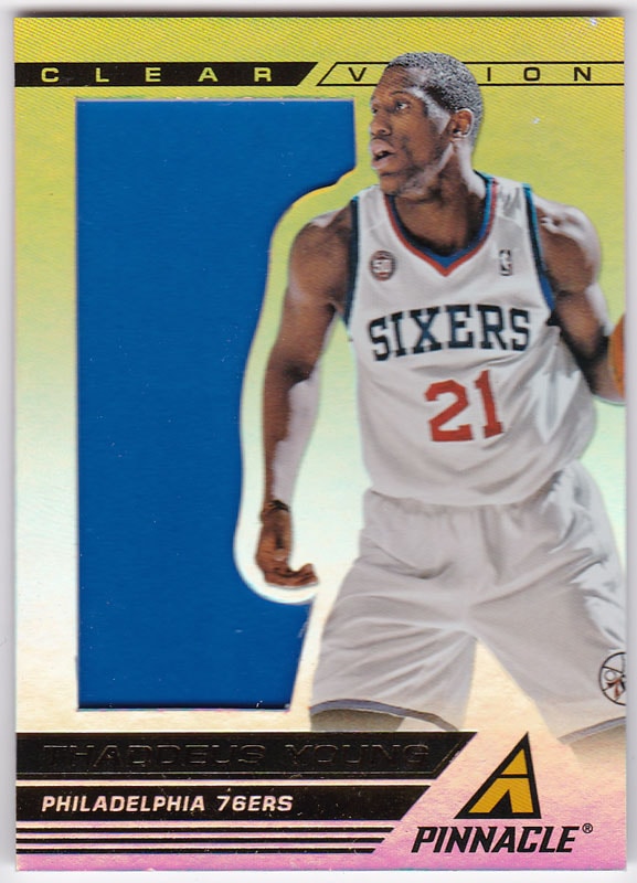 サデウス・ヤング 2013/14 Panini Pinnacle Clear Vision 1st Quarter Thaddeus Young