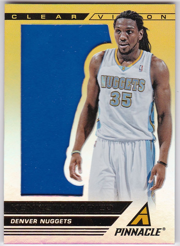 ケネス・フェリード 2013/14 Panini Pinnacle Clear Vision 1st Quarter Kenneth Faried