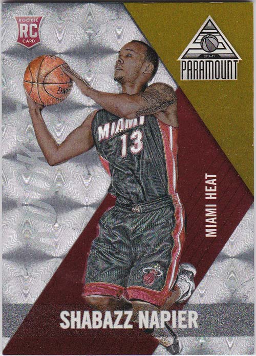 シャバズ・ナピエ NBA 2014-15 Paramount Dufex Short Print Prints RC 7/25 SP Shabazz Napier