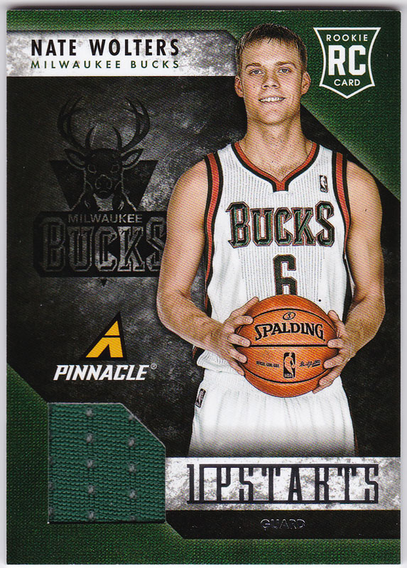 ネイト・ウルターズ 2013/14 Panini Pinnacle Upstarts Jerseys Nate Wolters