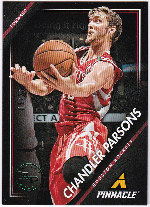 チャンドラー・パーソンズ 2013/14 Panini Pinnacle Artist's Proofs Green 08/25 Chandler Parsons