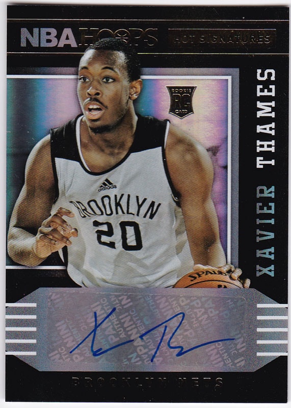 ザビエル・テムズ 2014/15 Panini Hoops Hot Signatures Xavier Thames