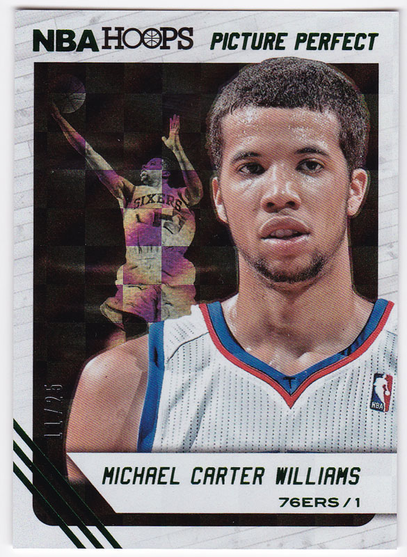 マイケル・カーター・ウィリアムス 2014/15 Panini Hoops Picture Perfect Holo Green 11/25 Michael Carter Williams