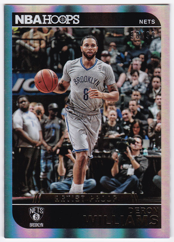 デロン・ウィリアムス 2014/15 Panini Hoops Artist's Proofs 38/99 Deron Williams