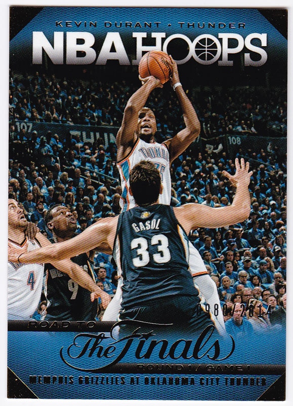 ケビン・デュラント 2014/15 Panini Hoops Road to the Finals Round 1 0980/2014 Kevin Durant
