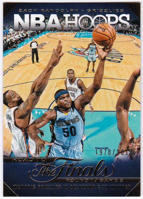 ザック・ランドルフ 2014/15 Panini Hoops Road to the Finals Round 1 1978/2014 Zach Randolph