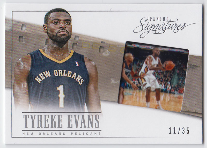 タイリーク・エバンス 2013/14 Panini Signatures Film Veteran Tyreke Evans 11/35