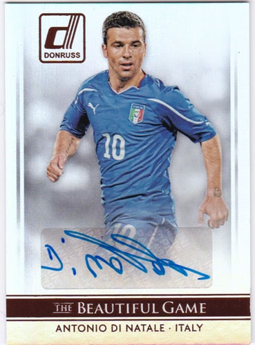 アントニオ・ディ・ナターレ 2015 Panini Donruss The Beautiful Game Signatures Auto 直筆サインカード / Antonio Di Natale