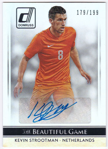 ケヴィン ストロートマン 15 Panini Donruss The Beautiful Game Signatures Auto Silver 179 199 直筆サインカード Kevin Strootman の通販 カードファナティック