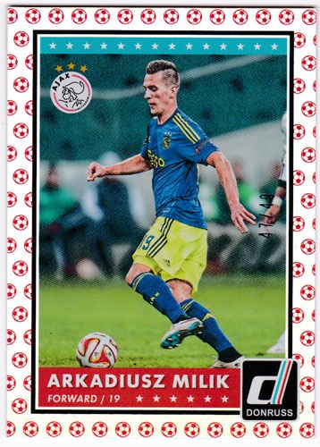 アルカディウシュ・ミリク 2015 Panini Donruss Base Red Soccer Ball 47/49 Arkadiusz Milik
