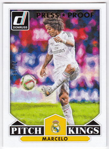 マルセロ 2015 Panini Donruss Pitch Kings Gold Press Proof 21/99 Marcelo