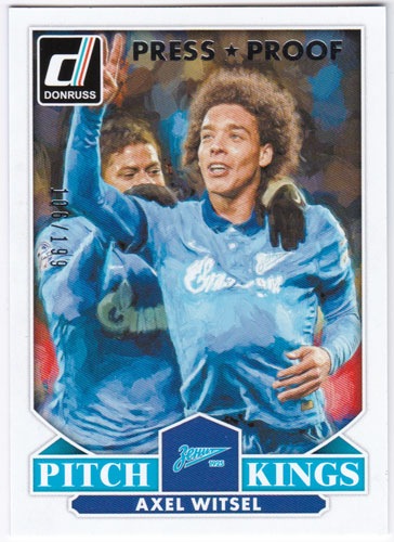 アクセル・ヴィツェル 2015 Panini Donruss Pitch Kings Silver Press Proof 106/199 Alex Witsel