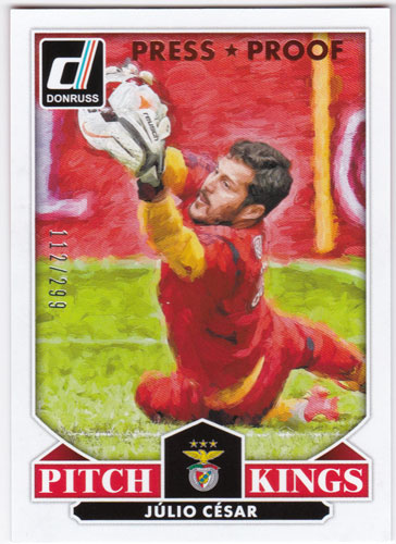 ジュリオ・セザル 2015 Panini Donruss Pitch Kings Bronze Press Proof 112/299 Julio Cesar