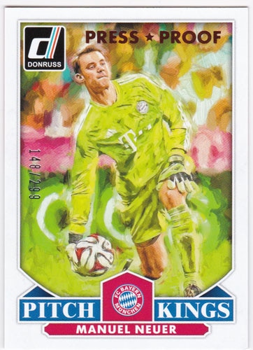 マヌエル・ノイアー 2015 Panini Donruss Pitch Kings Bronze Press Proof 148/299 Manuel Neuer