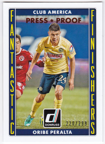 オリベ・ペラルタ 2015 Panini Donruss Fantastic Finishers Bronze Press Proof 220/299 Oribe Peralta