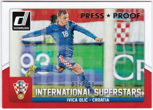 イヴィツァ・オリッチ 2015 Panini Donruss International Superstars Silver Press Proof 027/199 Ivica Olic