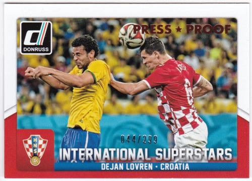 デヤン・ロヴレン 2015 Panini Donruss International Superstars Bronze Press Proof 044/299 Dejan Lovren