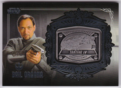 ベイル・オーガナ 2013 Topps Star Wars Galactic Files 2 Medallion Card Bail Organa