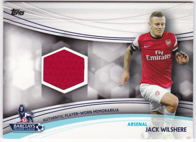 ジャック・ウィルシャー 2013 Topps Premier Gold Jersey Card Jack Wilshere