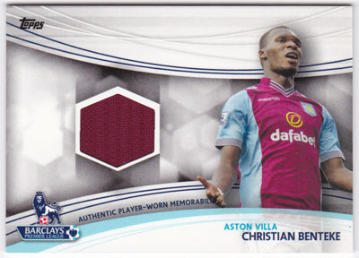 クリスティアン・ベンテケ 2013 Topps Premier Gold Jersey Card Christian Benteke