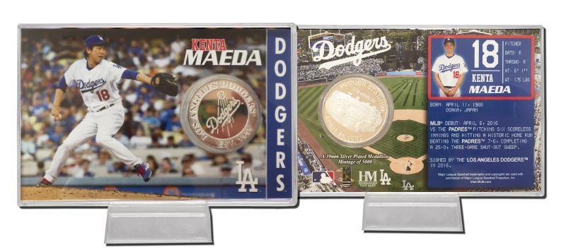 The Highland Mint (ハイランドミント) 前田健太 ロサンゼルス・ドジャース シルバーコインカード (Kenta Maeda Silver Coin Card) 5/11入荷！