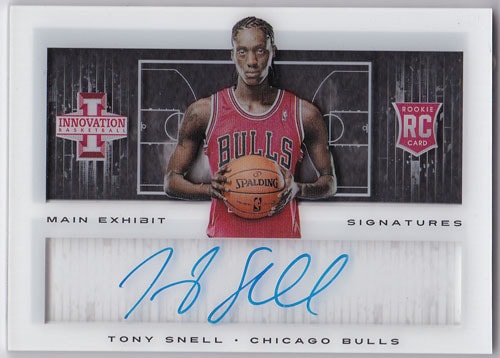 トニー・スネル 2013-14 Panini Innovation Main Exhibit Signatures Rookies 030/299 Tony Snell