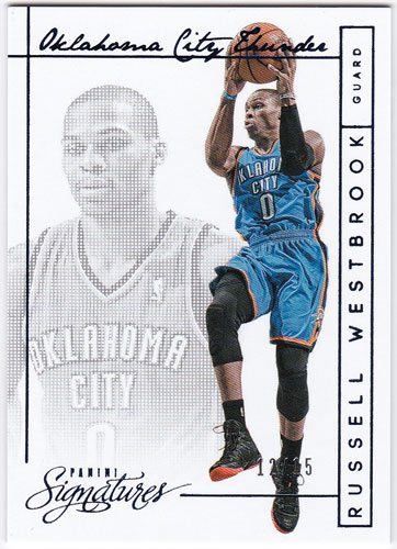 ラッセル・ウェストブルック 2013-14 Panini Signatures Chase