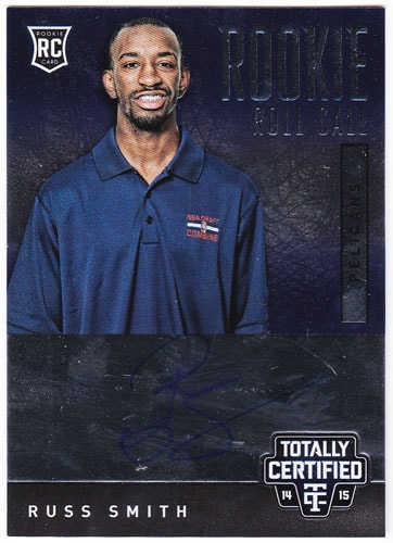 ラス・スミス 2014-15 Panini Totally Certified Rookie Roll Call Autographs 297/299 Russ Smith