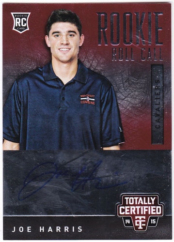 ジョー・ハリス 2014-15 Panini Totally Certified Rookie Roll Call Autographs 196/249 Joe Harris