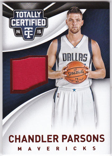 チャンドラー・パーソンズ 2014-15 Panini Totally Certified Jersey Red 080/249 Chandler Parsons