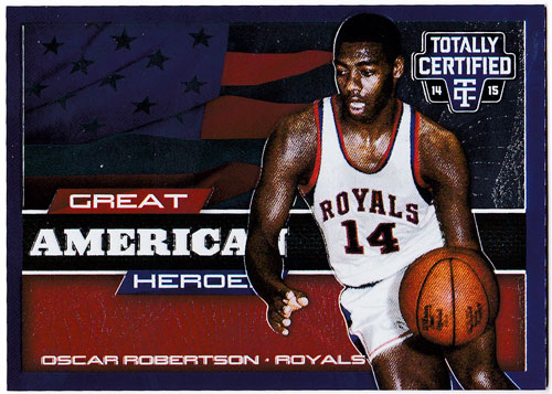 オスカー・ロバートソン 2014-15 Panini Totally Certified Great American Heroes 050/299 Oscar Robertson