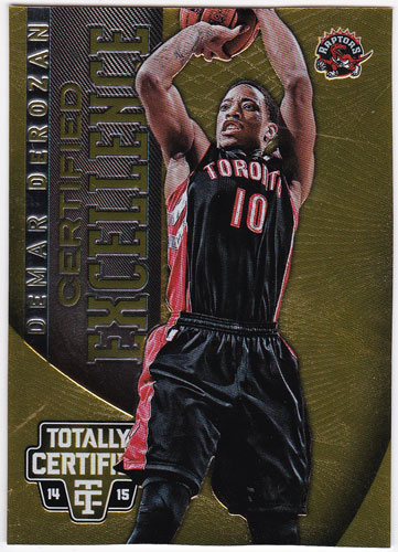 デマー・デローザン 2014-15 Panini Totally Certified Excellence 159/299 DeMar DeRozan