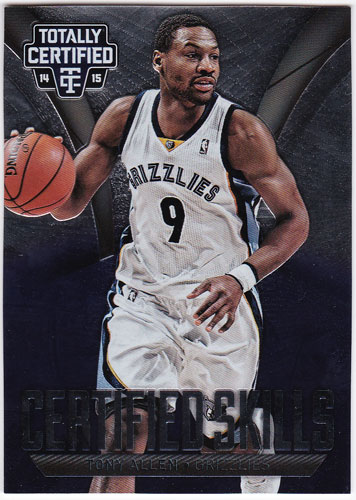 トニー・アレン 2014-15 Panini Totally Certified Skills 225 トニー・アレン 2014-15 Panini Totally Certified Skills 225