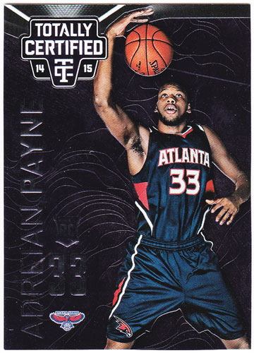アドレアン・ペイン 2014-15 Panini Totally Certified Rookie Platinum Purple 06/49 Adreian Payne