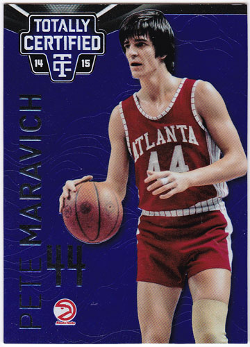 ピート・マラビッチ 2014-15 Panini Totally Certified Mirror Platinum Blue 064/149 Pete Maravich