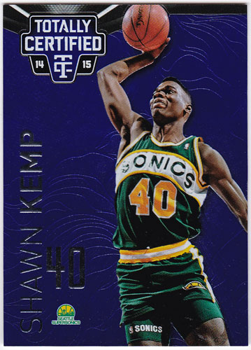 ショーン・ケンプ 2014-15 Panini Totally Certified Mirror Platinum Blue 053/149 Shawn Kemp