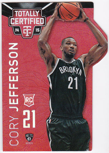 コーリー・ジェファーソン 2014-15 Panini Totally Certified Platinum Mirror Red Die Cuts 034/135 Cory Jefferson