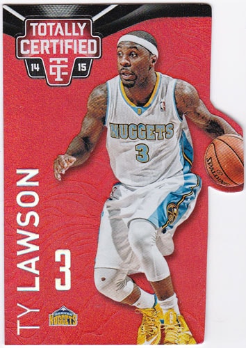 タイ・ローソン 2014-15 Panini Totally Certified Platinum Mirror Red Die Cuts 131/135 Ty Lawson