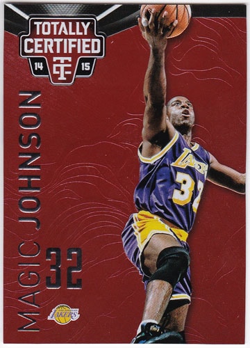 マジック・ジョンソン 2014-15 Panini Totally Certified Platinum Red 236/279 Magic Johnson