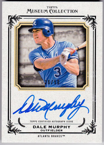 デール・マーフィー 2013 Topps Museum Collection Auto 38/50 Dale 