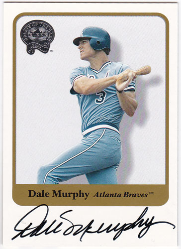 デール・マーフィー 2001 Fleer Greats of The Game Auto Dale Murphy