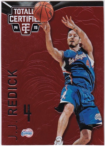 J.J. レディック 2014-15 Panini Totally Certified Platinum Red 010/279 J.J. Redick