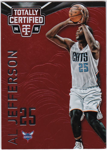 アル・ジェファーソン 2014-15 Panini Totally Certified Platinum Red 065/279 Al Jefferson