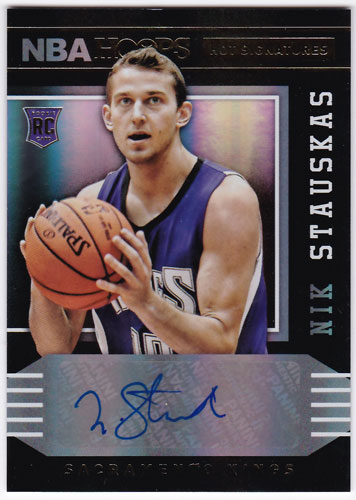 ニック・スタウスカス 2014-15 Panini Hoops Rookie Hot Signatures Auto Nik Stauskas
