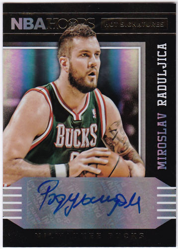 ミロスラフ・ラドゥリサ 2014-15 Panini Hoops Hot Signatures Auto Miroslav Raduljica