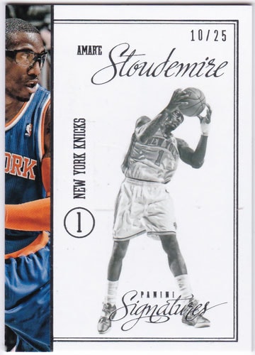 アマーレ・スタウダマイアー 2012/13 Panini Signatures Chase Stars 10/25 Amar'e Stoudemire