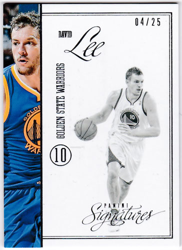 デビッド・リー 2012/13 Panini Signatures Chase Stars 04/25 David Lee