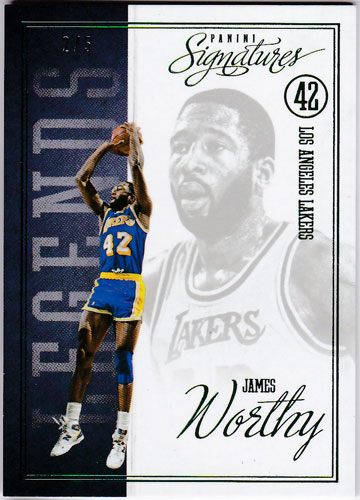 ジェームズ・ウォージー 2012/13 Panini Signatures Chase Legends Green 2/5 James Worthy
